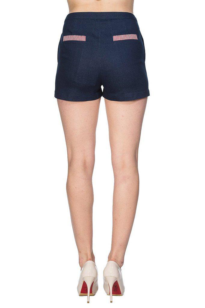 Diner Days Shorts-Banned-Dark Fashion Clothing