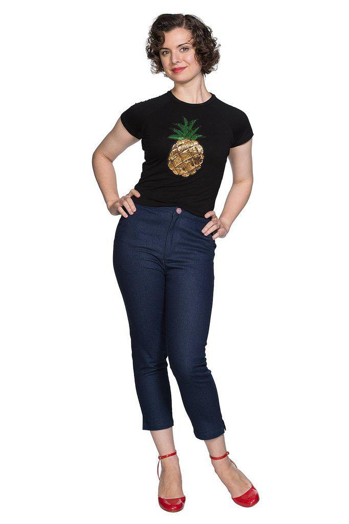 Diner Days Trousers-Banned-Dark Fashion Clothing