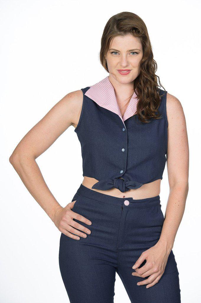 Dinner Days Tie Shirt-Banned-Dark Fashion Clothing