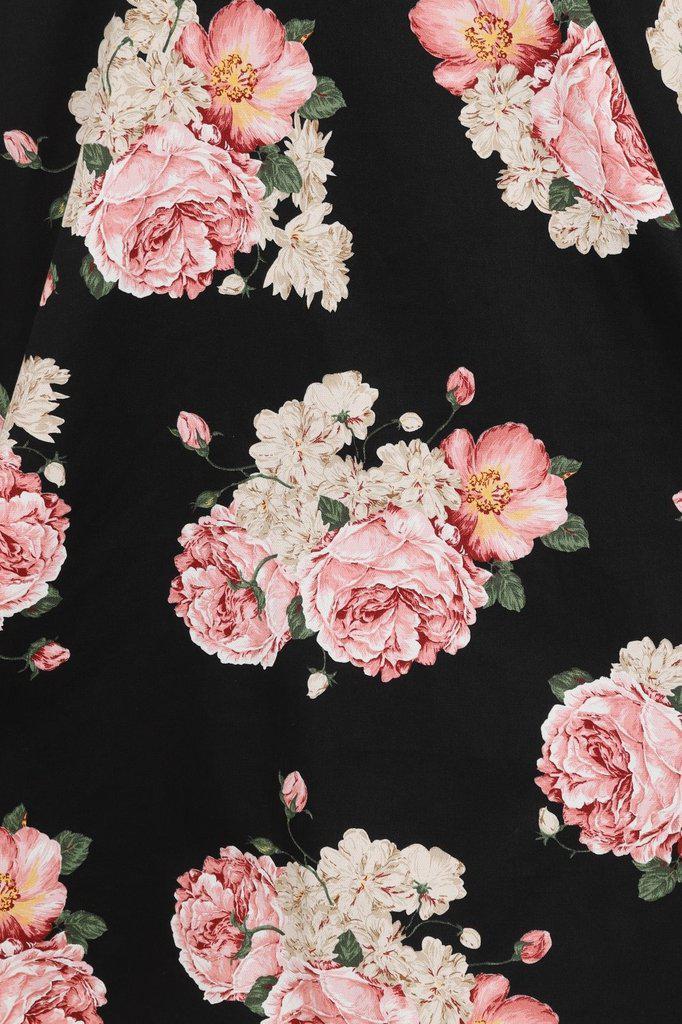 English Rose Fit & Flare Dress-Banned-Dark Fashion Clothing