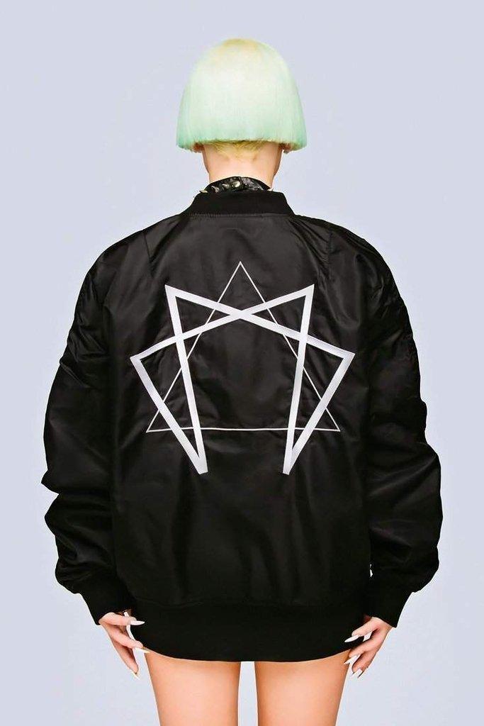 Enneagram MA1 Jacket - Unisex-Long Clothing-Dark Fashion Clothing