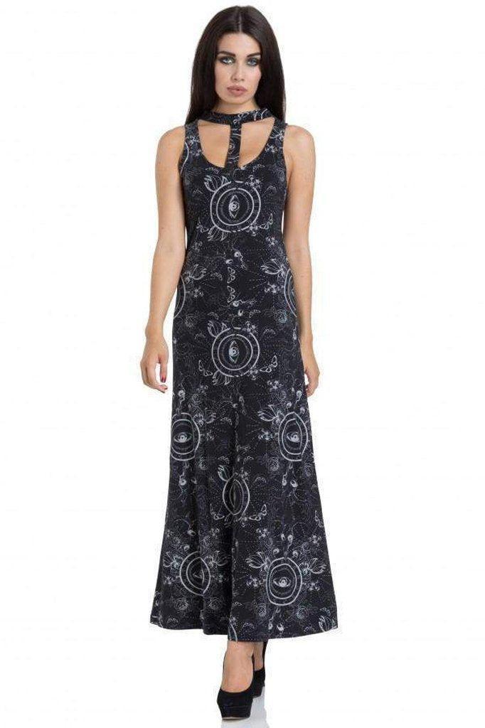 Ethereal Nature Maxi Dress-Jawbreaker-Dark Fashion Clothing