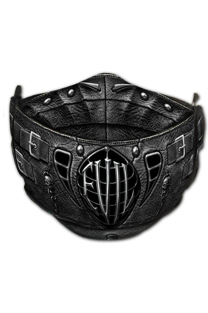 Evil - Premium Cotton Fashion Mask with Adjuster-Spiral-Dark Fashion Clothing