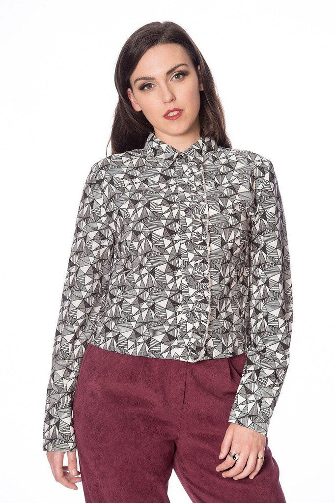 Frill Me Shirt-Banned-Dark Fashion Clothing