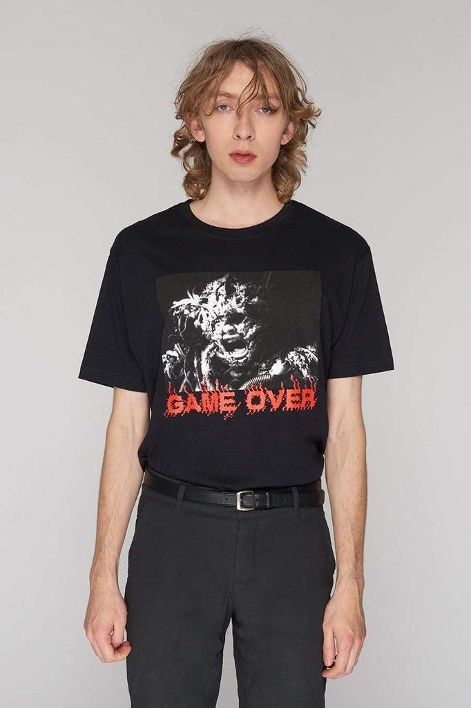 Game Over T-Shirt - Unisex-Long Clothing-Dark Fashion Clothing