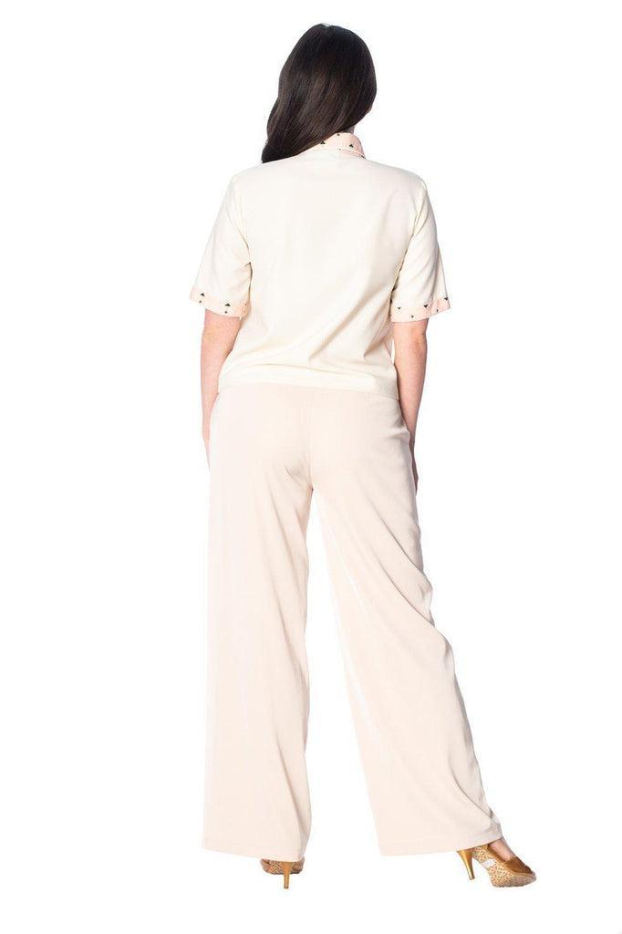 Geo Cat Blouse-Banned-Dark Fashion Clothing