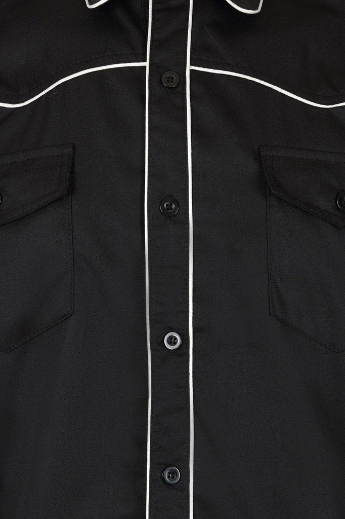 Gothic Long Sleeve Shirt - SHM60019-Banned-Dark Fashion Clothing