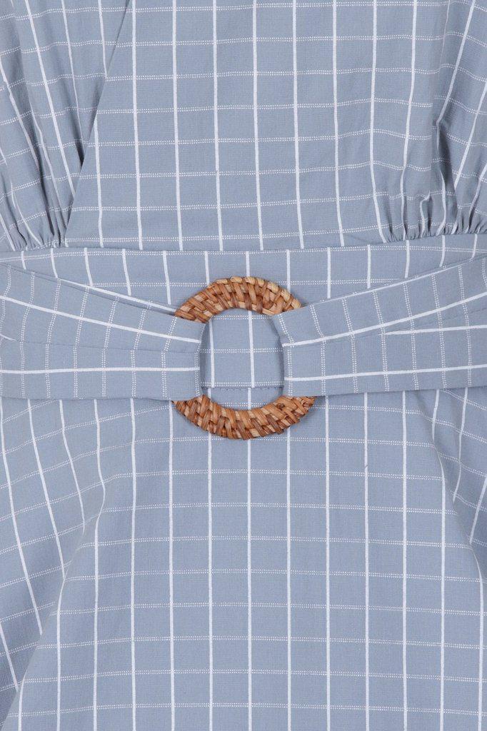 Grid Check Dress-Banned-Dark Fashion Clothing