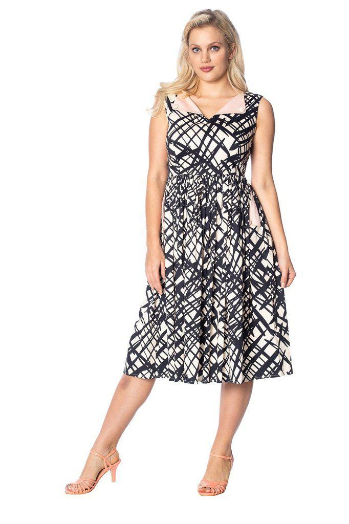 Handsketch Fit & Flare-Banned-Dark Fashion Clothing