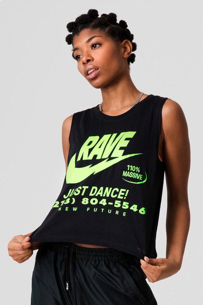 Illegal Rave - Crop Top - Unisex-Long Clothing-Dark Fashion Clothing