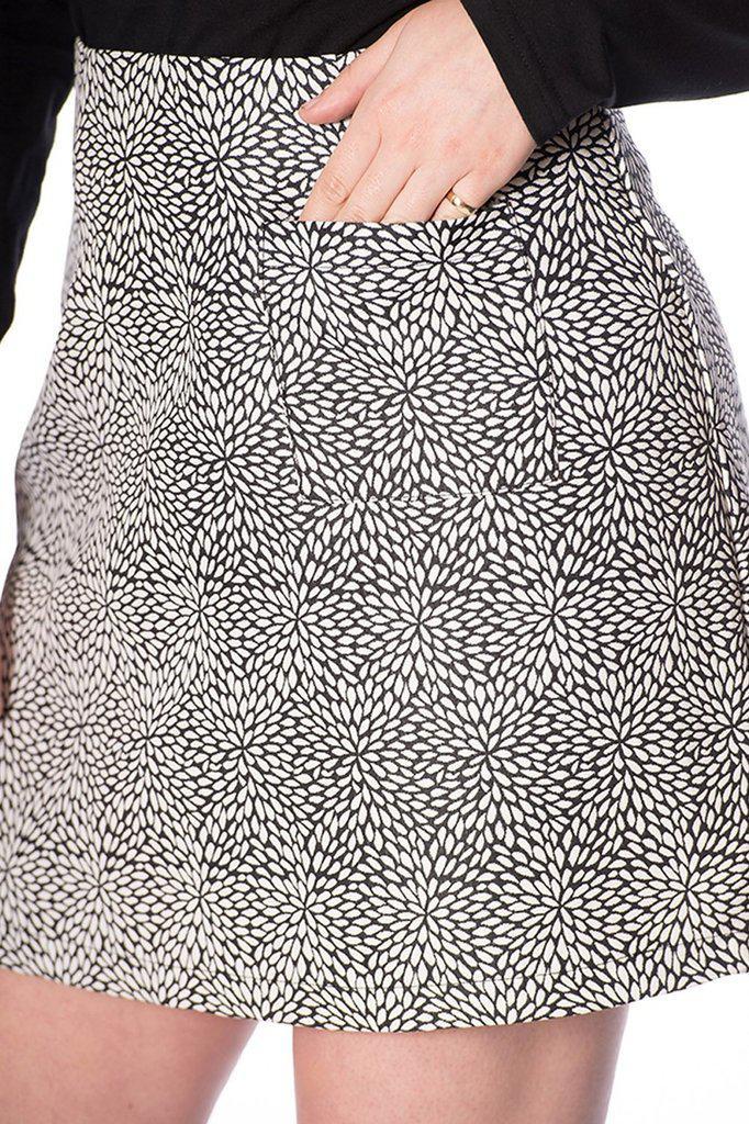 Jenny Jacquard Mini-Banned-Dark Fashion Clothing