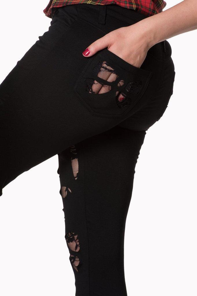 Keza Trousers-Banned-Dark Fashion Clothing