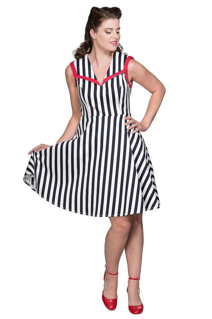 Land Ahoy Dress-Banned-Dark Fashion Clothing
