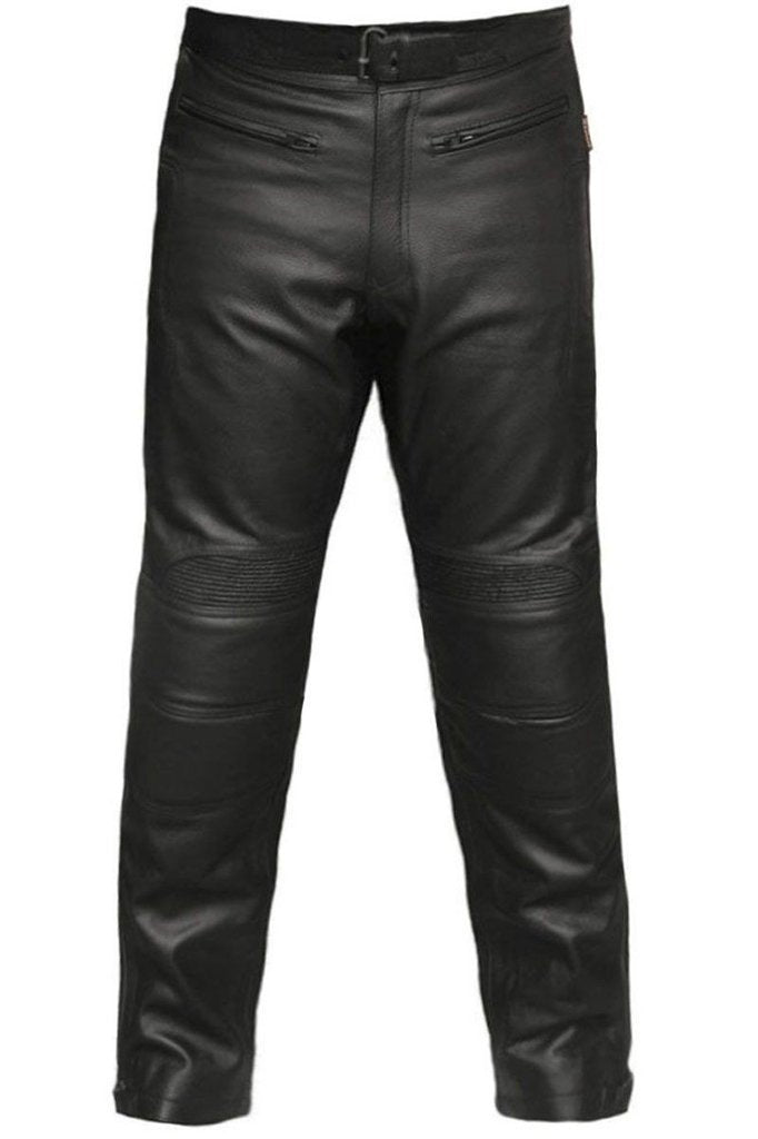Limo Motorcycle Trousers - CE Armoured-Skintan Leather-Dark Fashion Clothing
