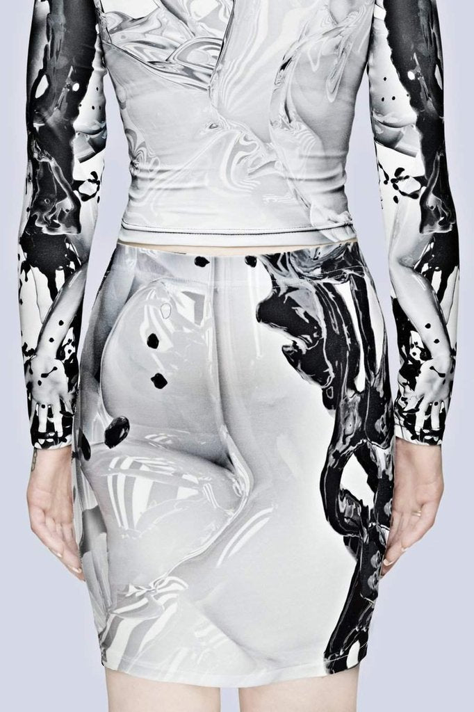 Long x Pussykrew Skirt-Long Clothing-Dark Fashion Clothing