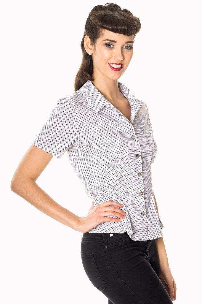 Lou Lou Plus Size Blouse-Banned-Dark Fashion Clothing