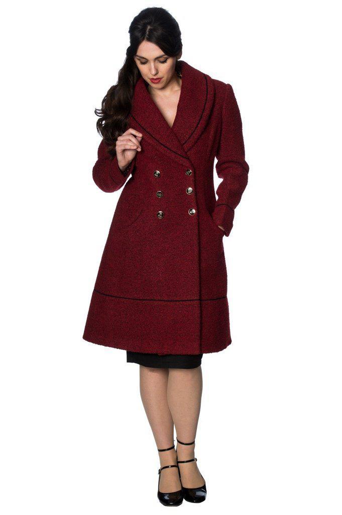 Lovely Laura Coat-Banned-Dark Fashion Clothing