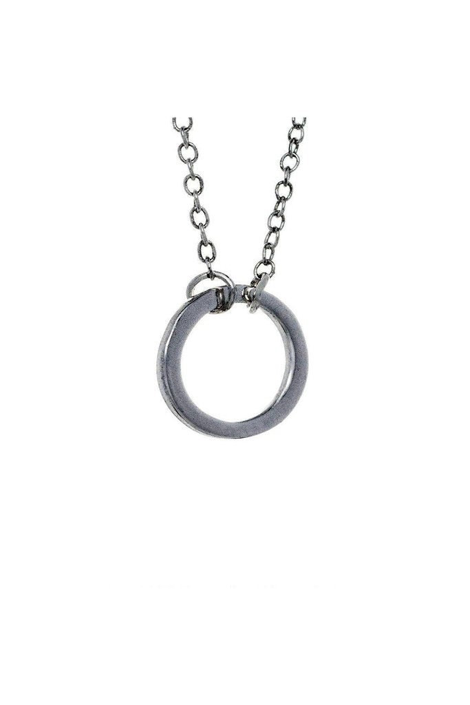 Lunar Ring Moon Pendant and Necklace - Arabella-Dr Faust-Dark Fashion Clothing