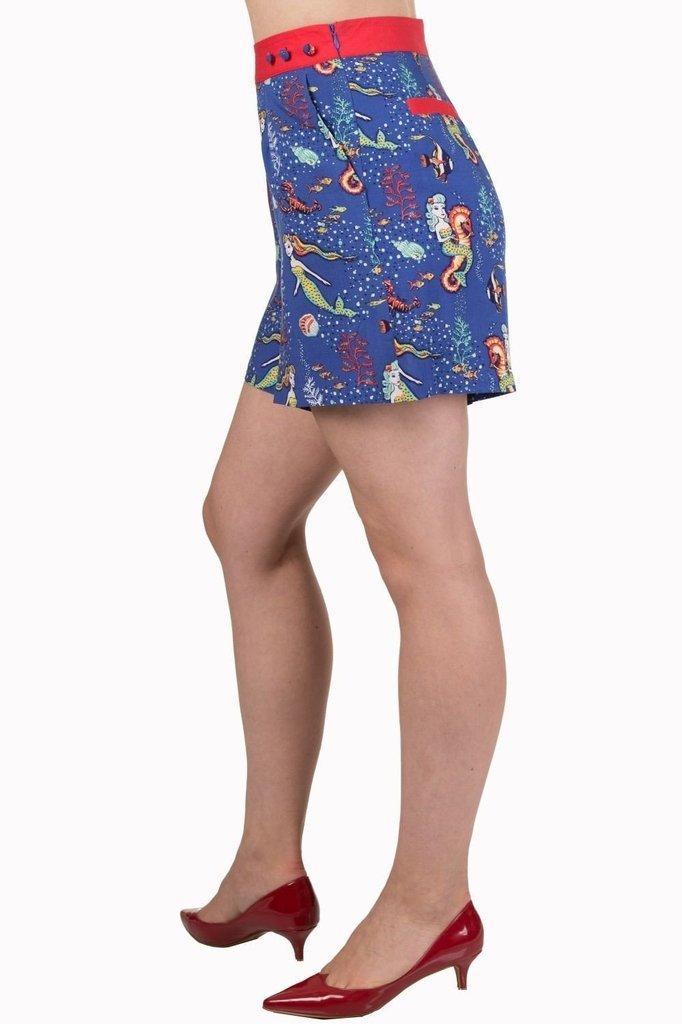 Made Of Wonder Shorts-Banned-Dark Fashion Clothing