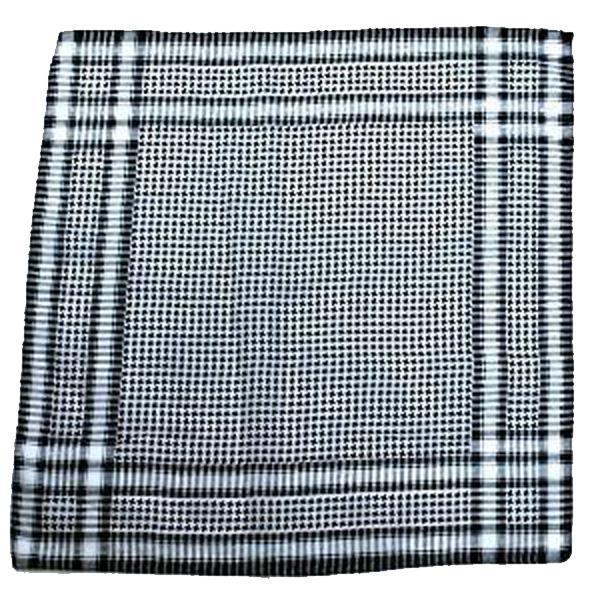 Military Scarf Arab Printed Shemagh Black Cotton Bandana - Salman-Dr Faust-Dark Fashion Clothing