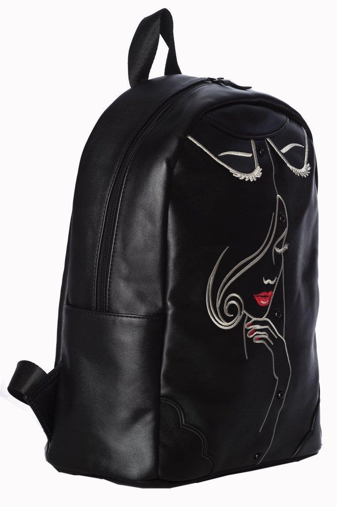 Model Face Backpack-Banned-Dark Fashion Clothing