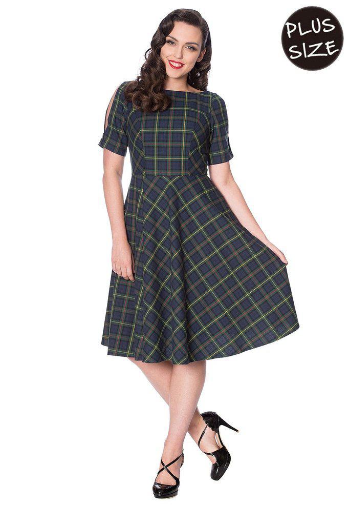 Mrs Clause Fit And Flare Dress-Banned-Dark Fashion Clothing