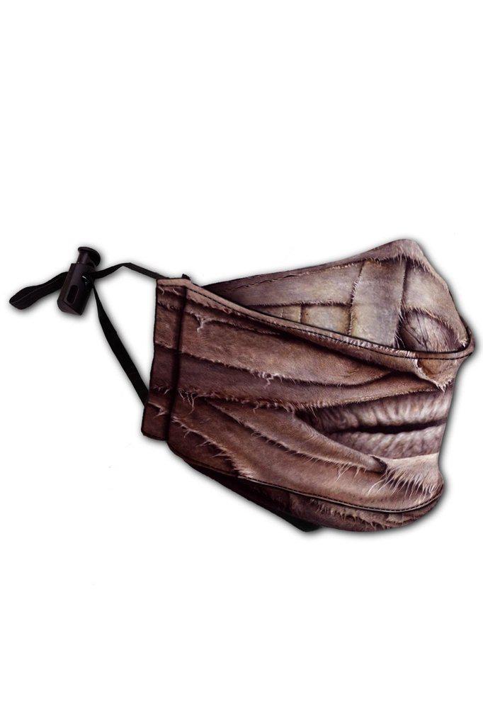 Mummified - Premium Cotton Fashion Mask with Adjuster-Spiral-Dark Fashion Clothing