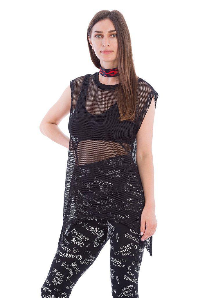 Nightmare Net Top-Banned-Dark Fashion Clothing