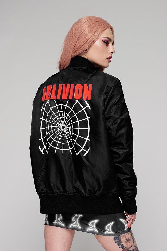 Oblivion MA1 Jacket - Unisex-Long Clothing-Dark Fashion Clothing