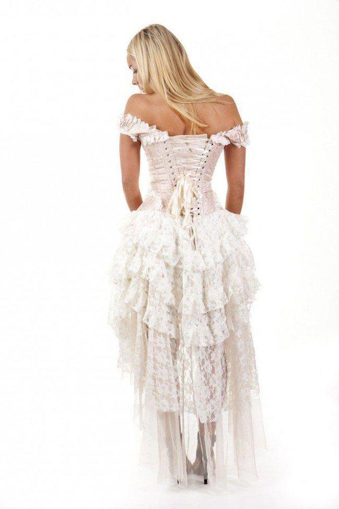 Ophelie Burlesque Corset Dress King Brocade-Burleska-Dark Fashion Clothing