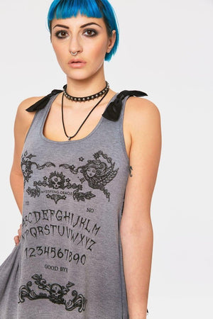 Ouiji Goth Vest Top-Jawbreaker-Dark Fashion Clothing