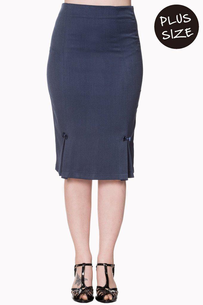 Paula Bow Skirt-Banned-Dark Fashion Clothing