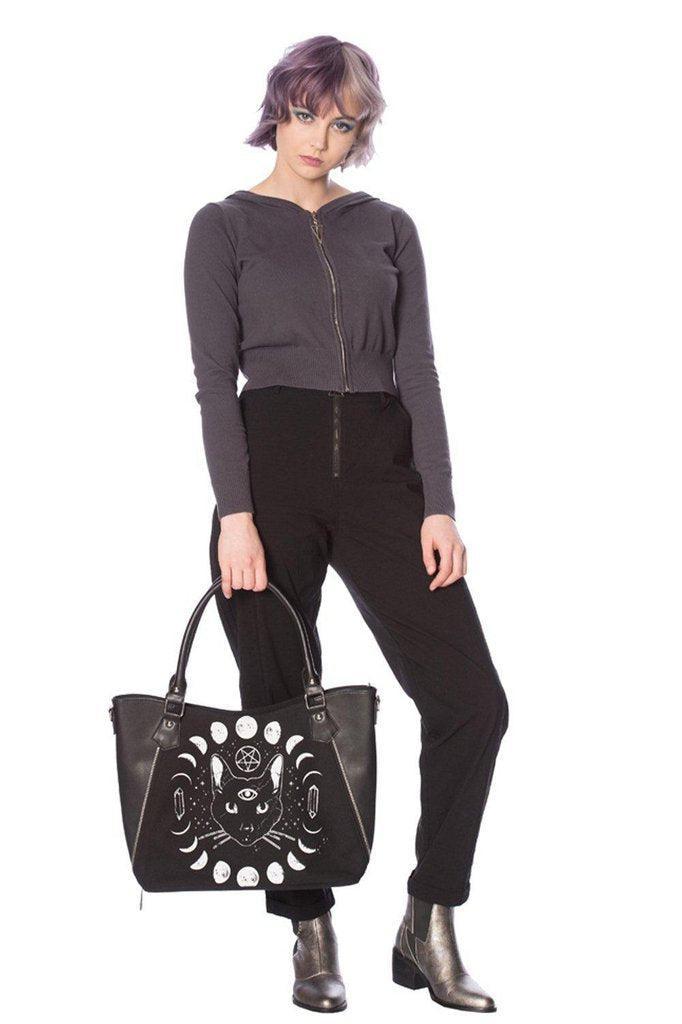 Pentacle Coven Tote Bag-Banned-Dark Fashion Clothing