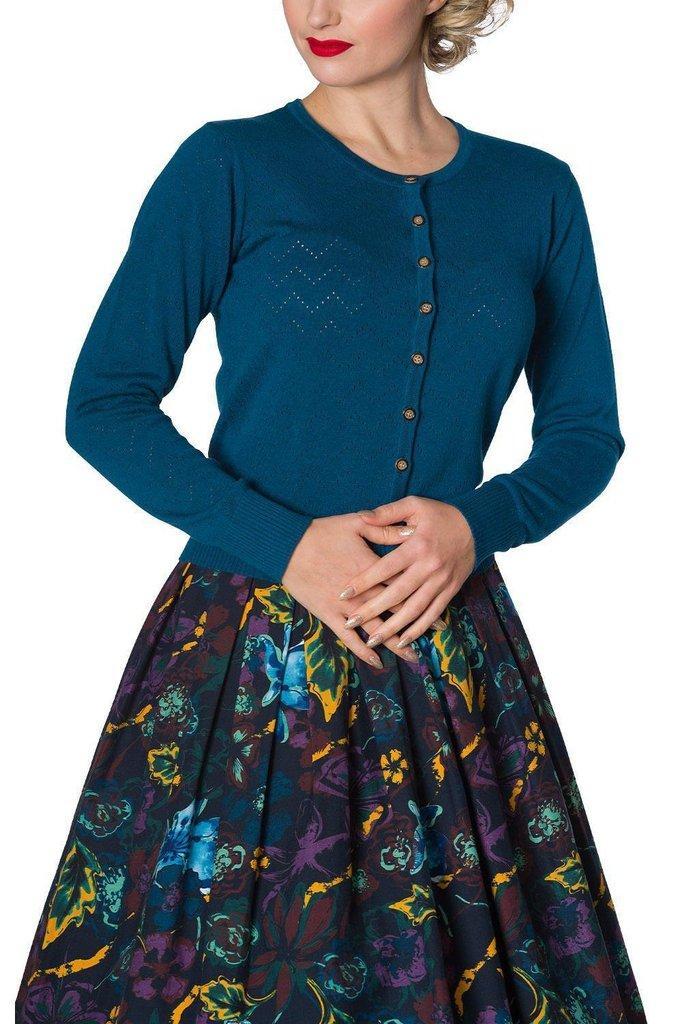 Piontelle Knit Cardigan-Banned-Dark Fashion Clothing