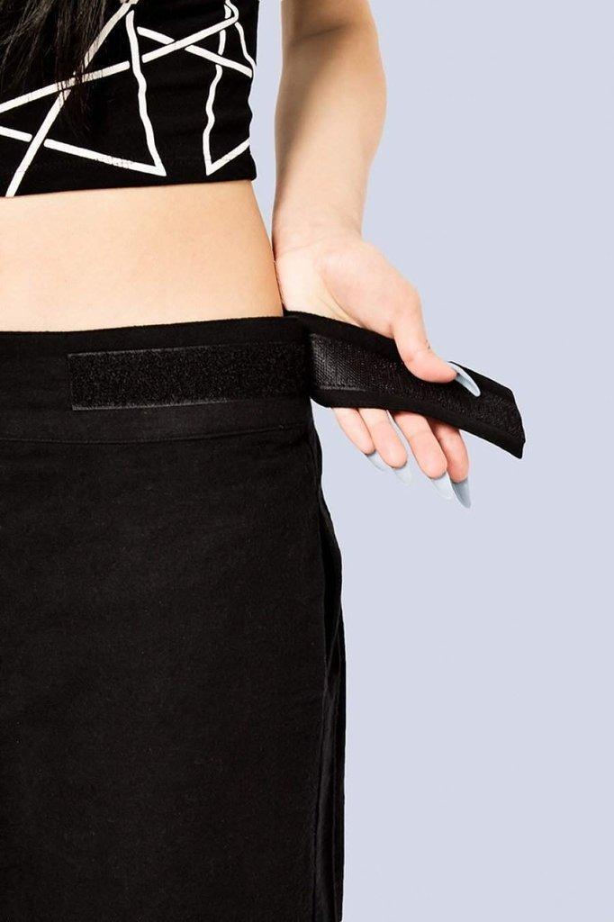 Plain Black Shorts - Unisex-Long Clothing-Dark Fashion Clothing