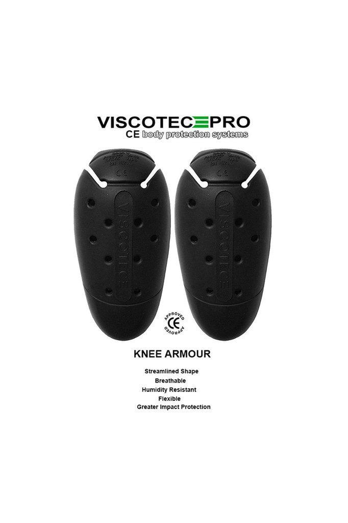 Prosafe CE Knee, Elbow, Shoulder Armour Type B-Skintan Leather-Dark Fashion Clothing