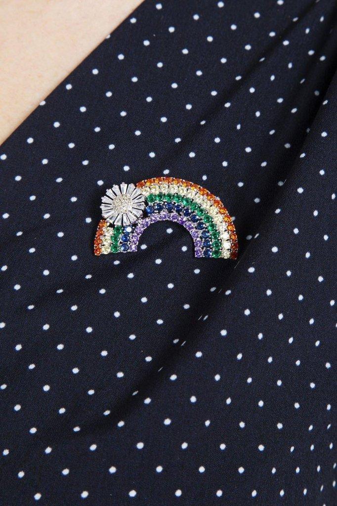 Rainbow Brooch-Voodoo Vixen-Dark Fashion Clothing