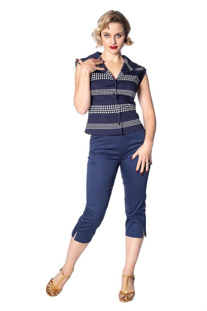 Sail Away Blouse-Banned-Dark Fashion Clothing