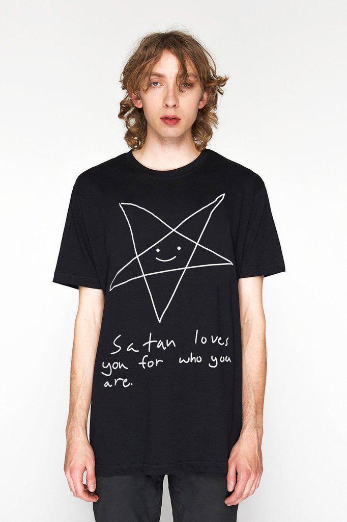Satan Loves You - Unisex-Long Clothing-Dark Fashion Clothing