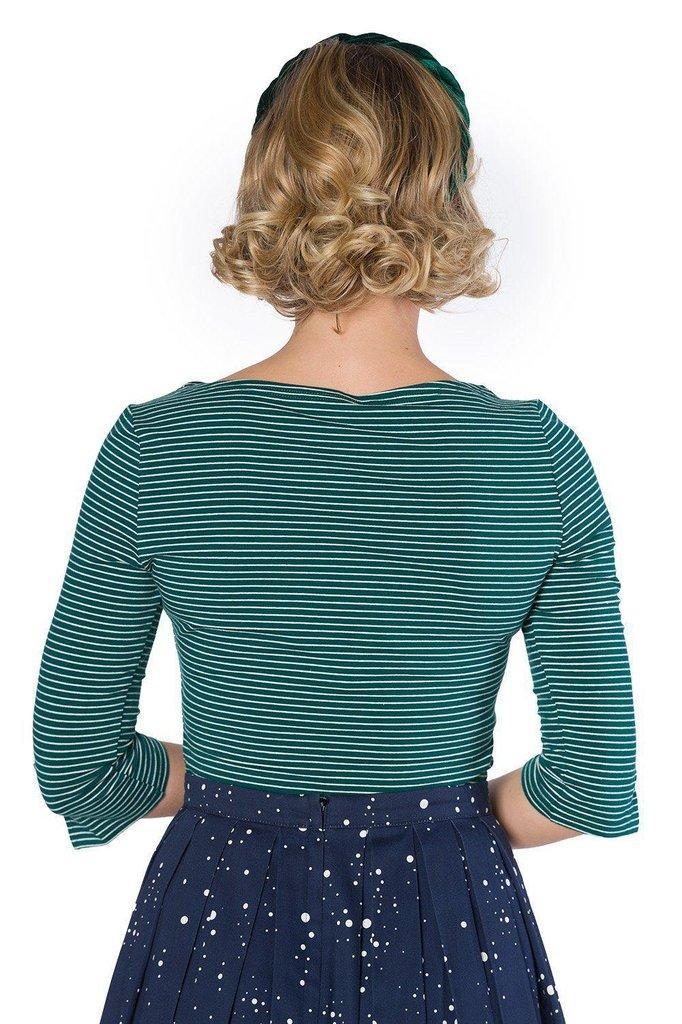 Simply Stripe Top-Banned-Dark Fashion Clothing