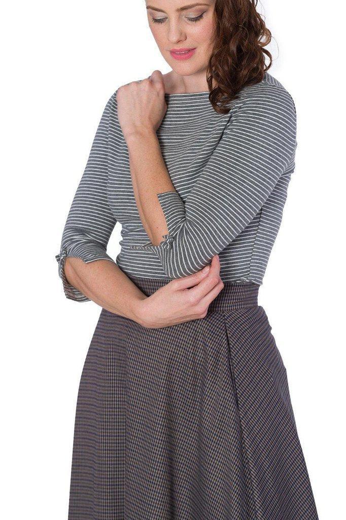 Simply Stripe Top-Banned-Dark Fashion Clothing