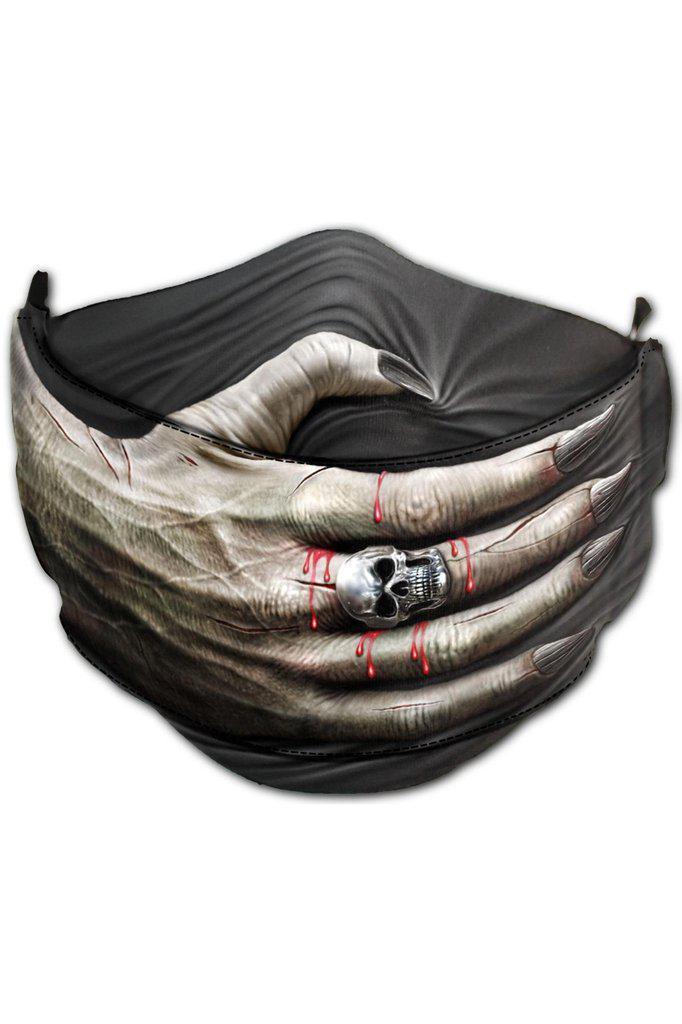 Speechless - Premium Cotton Fashion Mask with Adjuster-Spiral-Dark Fashion Clothing