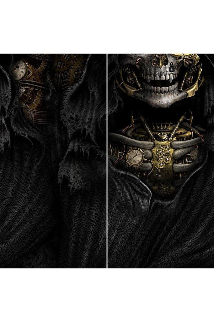 Steam Punk Reaper - Multifunctional Face Wraps-Spiral-Dark Fashion Clothing