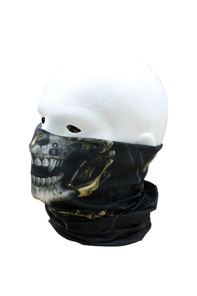 Steam Punk Reaper - Multifunctional Face Wraps-Spiral-Dark Fashion Clothing