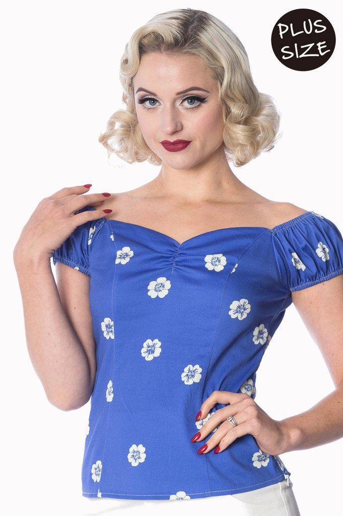 Tutti Fruity Flower Top-Banned-Dark Fashion Clothing