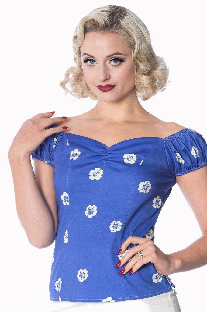 Tutti Fruity Flower Top-Banned-Dark Fashion Clothing