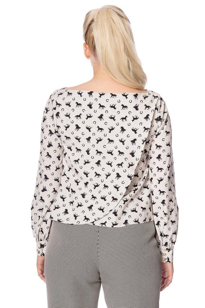 Wild Horses Top-Banned-Dark Fashion Clothing