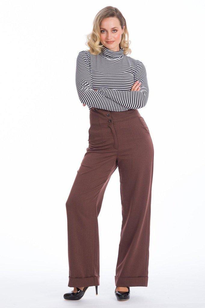 Winter Stripe Jersey Top-Banned-Dark Fashion Clothing