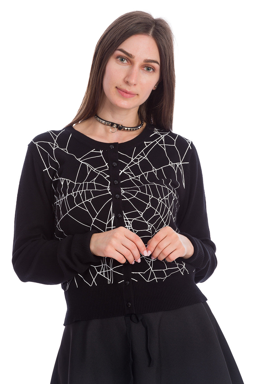 Black Creepy Spider Cardigan