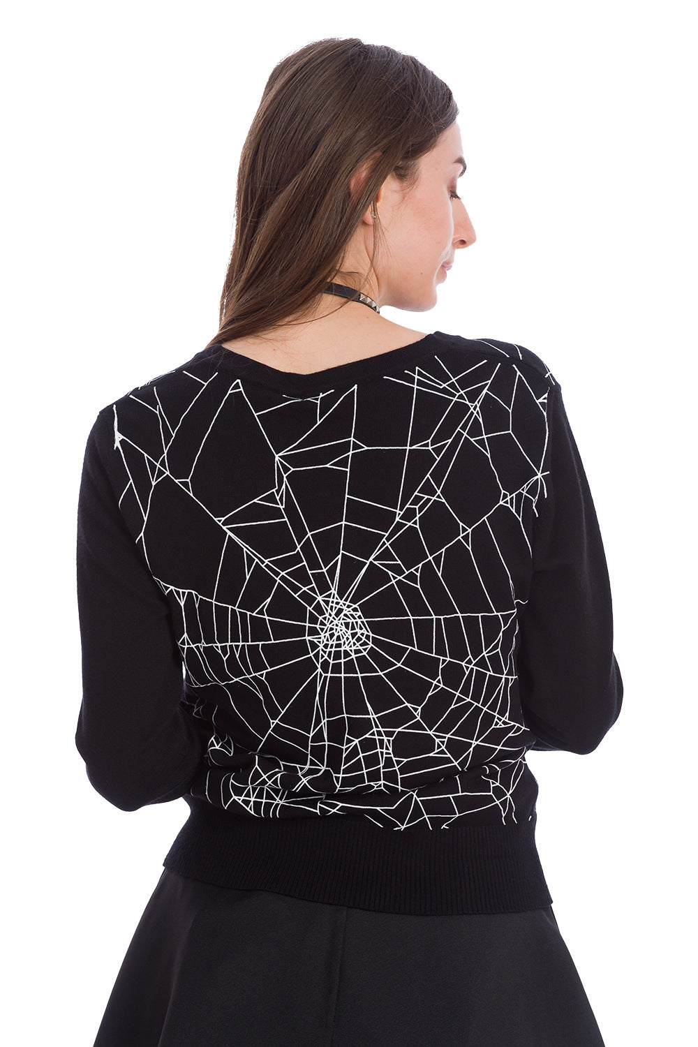 Black Creepy Spider Cardigan